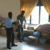 Assembling aid for the displaced in the Northern Province