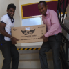  Assembling aid for the displaced in the Northern Province
